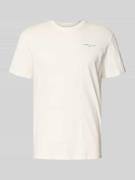 Slim fit T-shirt van puur katoen
