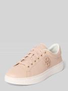 Lage sneakers van gepolijst leer, model 'KIRAN TENN'