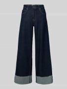 Wide leg jeans met steekzakken, model 'NEVADA SUPERWIDE'