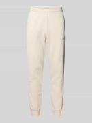 Sweatpants met labelstitching en elastische band