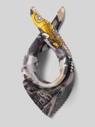 Zijden sjaal in all-over look