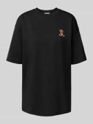 Oversized T-shirt met motiefstitching