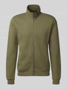 Sweatjack met opstaande kraag, model 'BALIS'