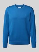 Regular fit gebreide pullover van puur katoen, model 'LOUKAA'