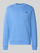 Sweatshirt met labeldetail