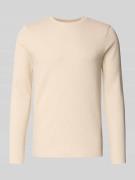 Lang shirt met ronde hals