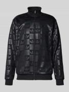 Sweatjack met opstaande kraag