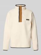 Sweatshirt met opstaande kraag