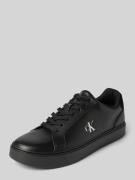 Sneakers met labeldetail