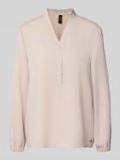 Regular fit blouse met tuniekhals