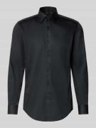 Slim fit zakelijk overhemd van puur katoen, model 'HANK'