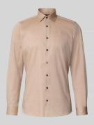 Slim fit zakelijk overhemd met kentkraag