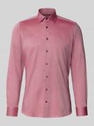 Slim fit zakelijk overhemd met kentkraag