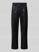 Regular fit sweatpants met all-over logoprint, model 'Reg'