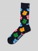 Sokken met motiefstitching, model 'DOG'