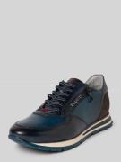 Sneakers van leer met ritssluiting, model 'Philip'