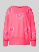 Sweatshirt met kapmouwen