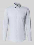 Slim fit overhemd met enkele knoopsluiting, model 'HANK'