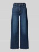 Wide leg jeans van katoenmix, model MADINA'