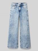 Wide leg jeans met steekzakken, model 'DYARA'