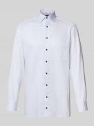 Regular fit zakelijk overhemd van puur katoen