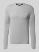 Gebreide pullover met ronde hals