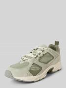 Lage sneakers met runderleer