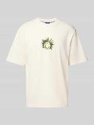 Regular fit T-shirt van puur katoen