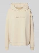 Hoodie met oversized schouders