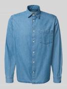Regular fit jeansoverhemd van puur katoen, model 'REGCARLO'