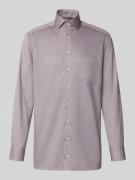 Modern fit zakelijk overhemd met kentkraag, model 'Global Kent'