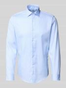 Slim fit zakelijk overhemd met kentkraag