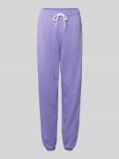 Regular fit sweatpants met tunnelkoord, model 'Knit'