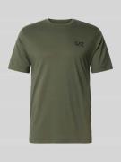 T-shirt met labelprint