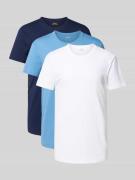 Regular fit T-shirt in een set van 3 stuks, model 'Crew'