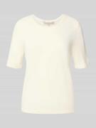 Gebreide pullover met 1/2-mouwen