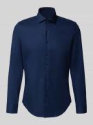 Slim fit zakelijk overhemd met kentkraag