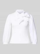 Strikblouse met 3/4-mouwen