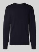 Gebreide pullover met ribboorden