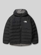 Gewatteerd jack met labelprint