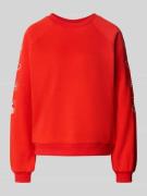 Sweatshirt met ribboorden, model 'LELA'