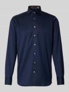 Slim fit vrijetijdsoverhemd met kentkraag, model 'Savio'