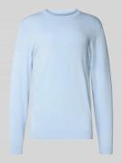 Gebreide pullover met ribboorden