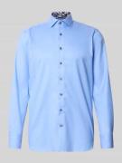 Slim fit vrijetijdsoverhemd met kentkraag, model 'Savio'