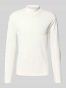 Shirt met lange mouwen en opstaande kraag, model 'MORITZO'