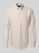 Regular fit vrijetijdsoverhemd met logostitching, model 'Cub'