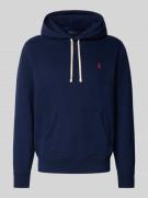 Regular fit hoodie met logostitching