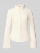 Overhemdblouse met knoopsluiting