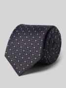 Zijden stropdas met structuurmotief