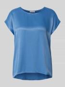 Relaxed fit T-shirt van viscosemix met ronde hals